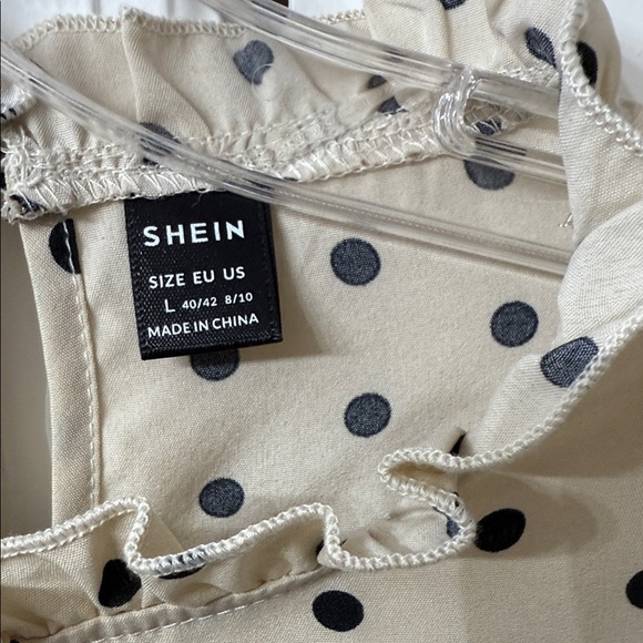 Polka Dot Ruffle Blouse - Picture 5 of 5